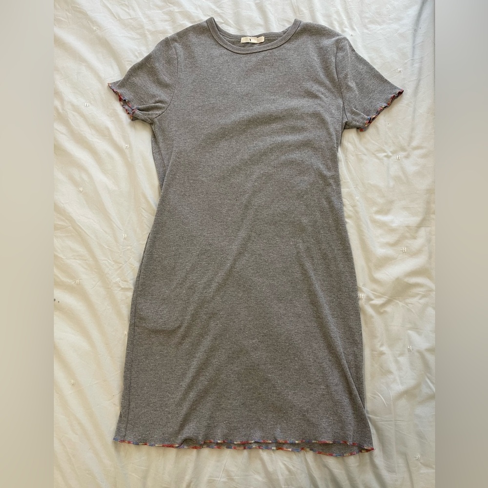 Gray Mini Dress